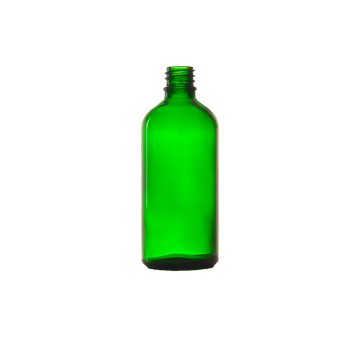 Boca staklena Stella, 100 ml, zelena, DIN 18
