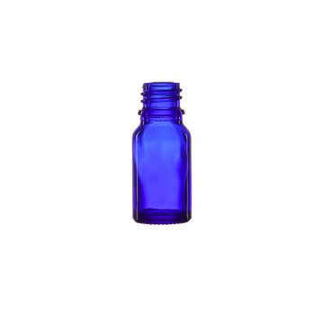 Boca staklena Stella 10 ml, plava, DIN 18