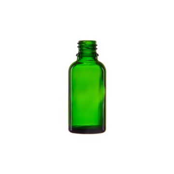 Boca staklena Stella, 30 ml, DIN18, zelena