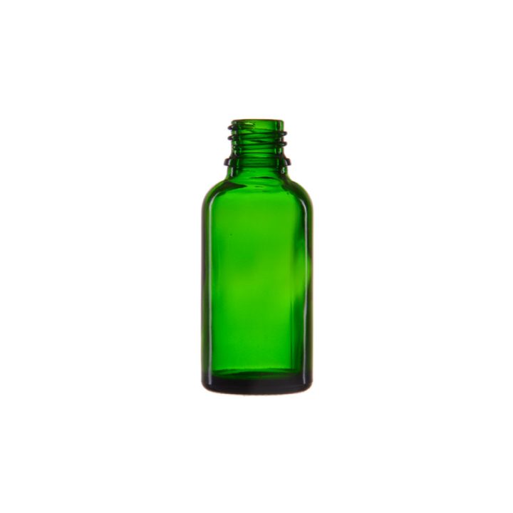 Boca staklena Stella, 30 ml, DIN18, zelena