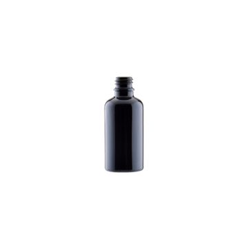 Boca, 30 ml, staklo, crna, DIN 18