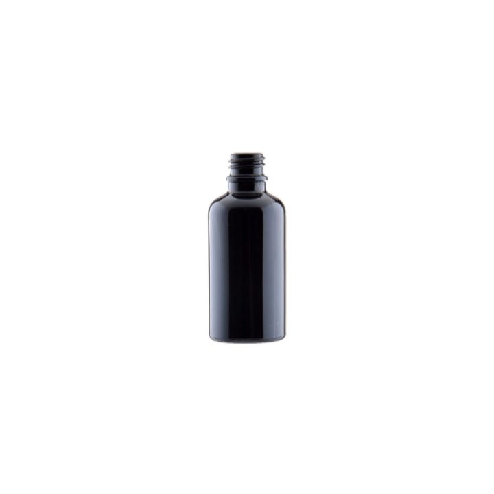 Boca, 30 ml, staklo, crna, DIN 18